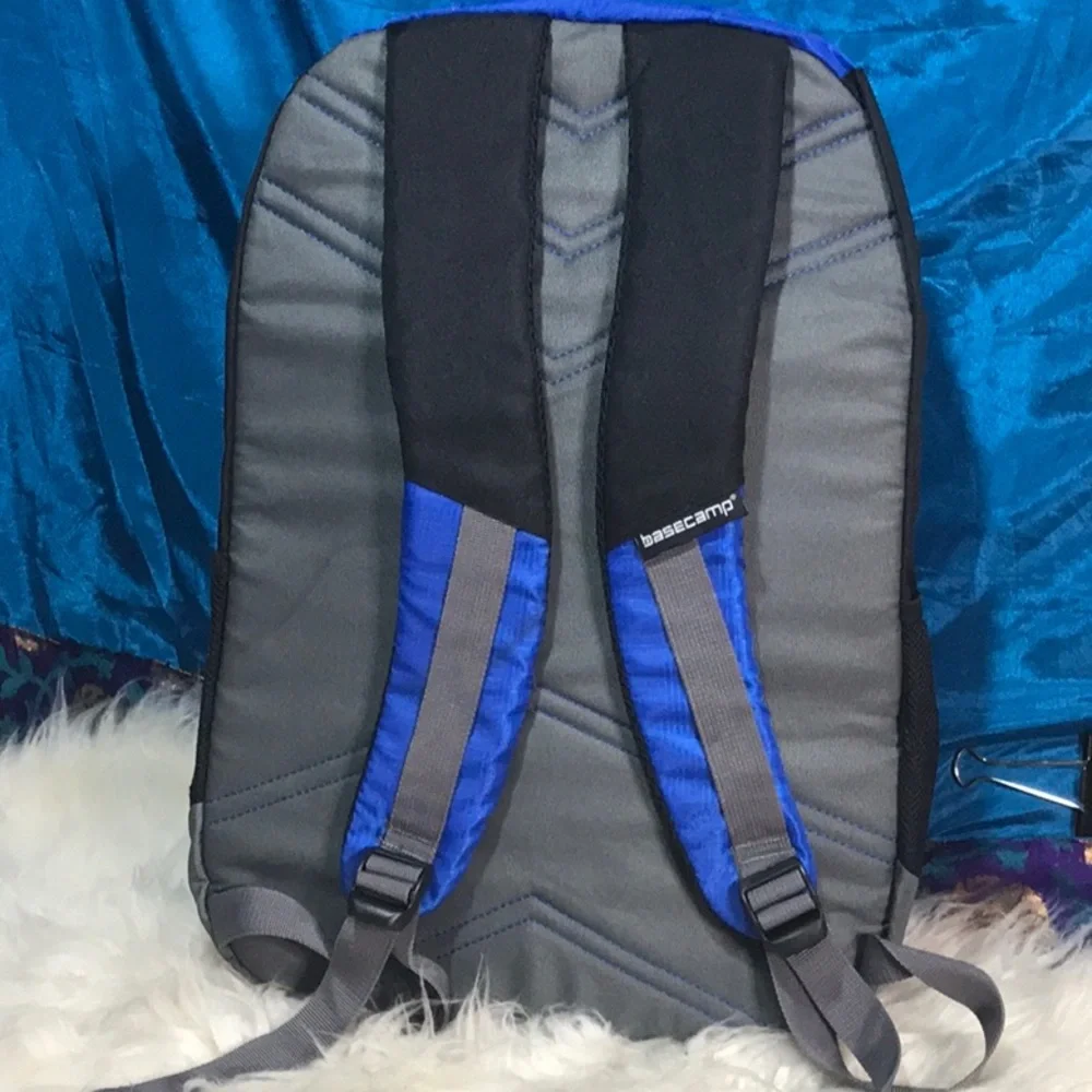 NEW eBay logo lightweight backpack adjustable basecamp